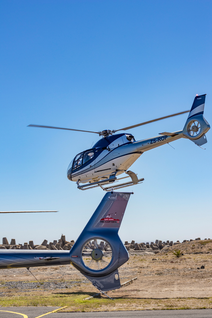 Helikopterflug über Kapstadt Helicopterflight over Cape Town