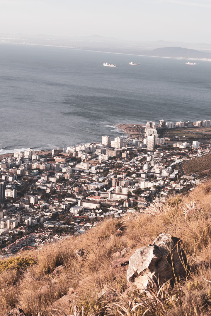 Blick vom Signal Hill in Kapstadt auf Sea Point