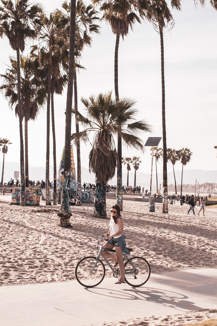 Fahrrad fahren am Venice Beach